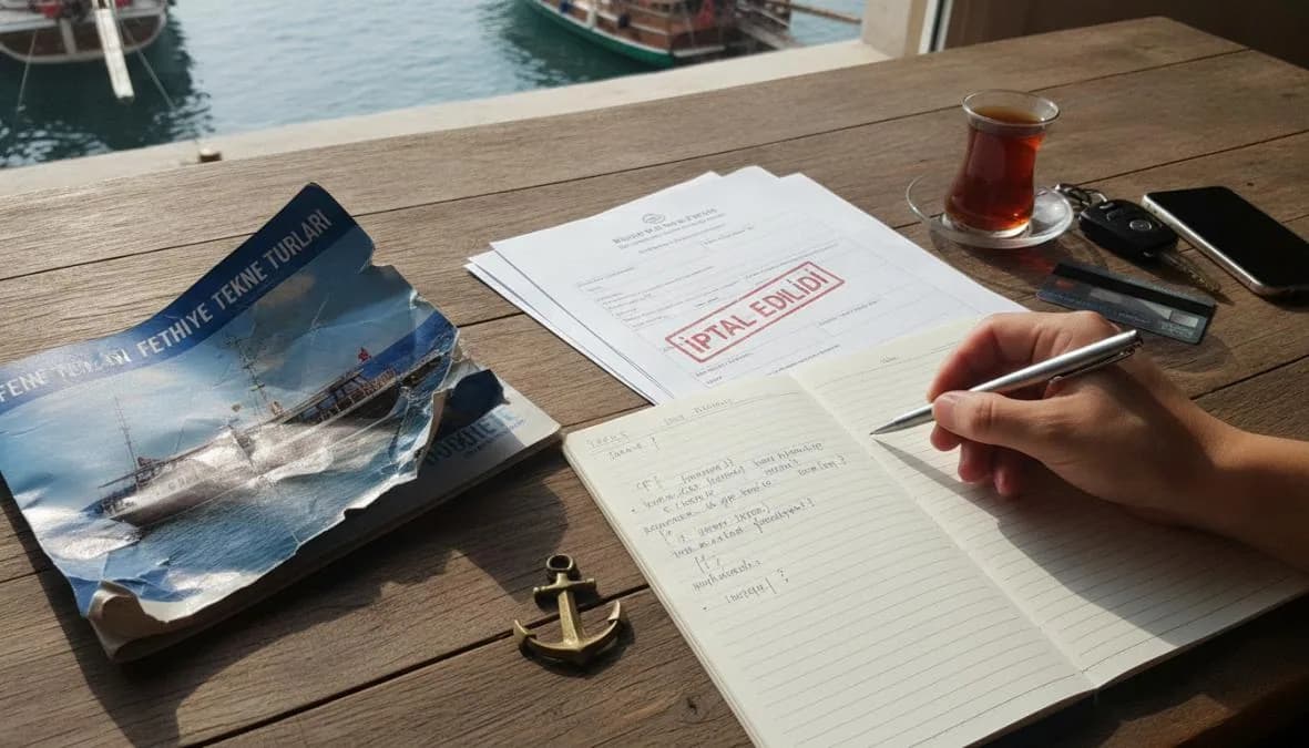 Fethiye Boat Trip Cancellation and Refund Policy