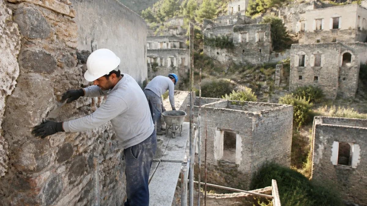 Kayaköy'ün Tarihi Dokusunu Koruma Yöntemleri